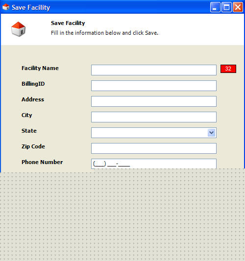 Facility Add