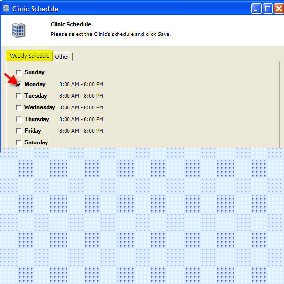 Weekly Schedule