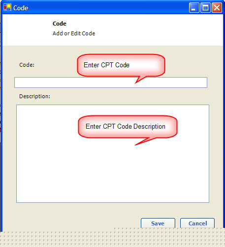 CPT Code Add