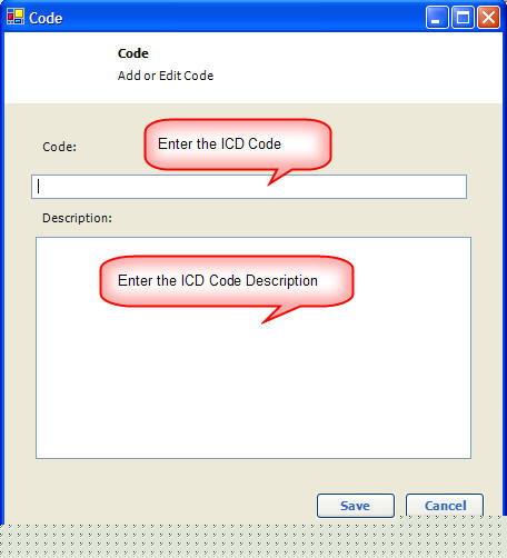 ICD Codes Add