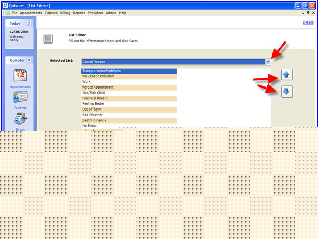 List Editor