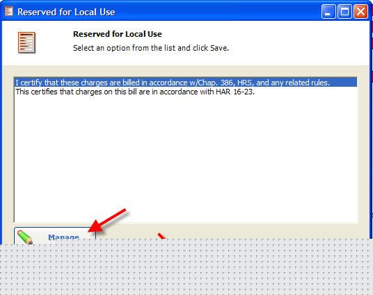 Case Information General Tab Reserved for Local Use List