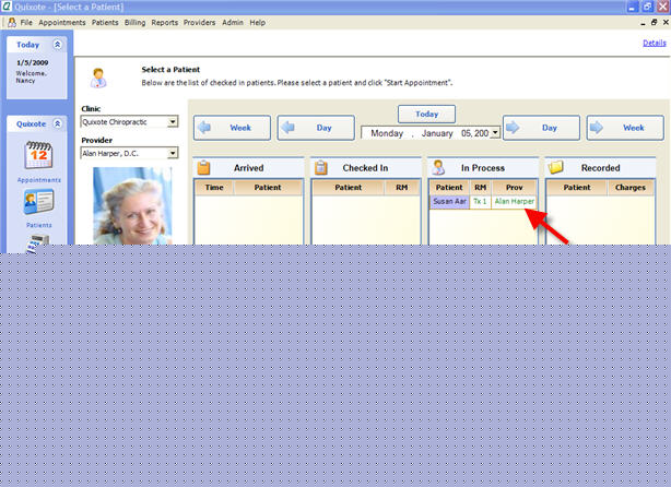 Appointments Workflow In Process Green