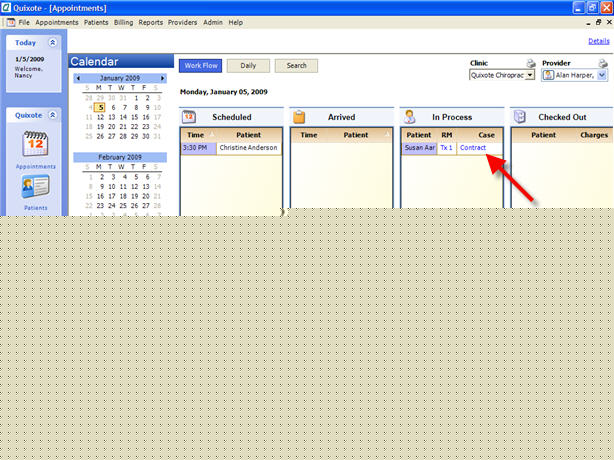 Appointments Workflow In Process Blue