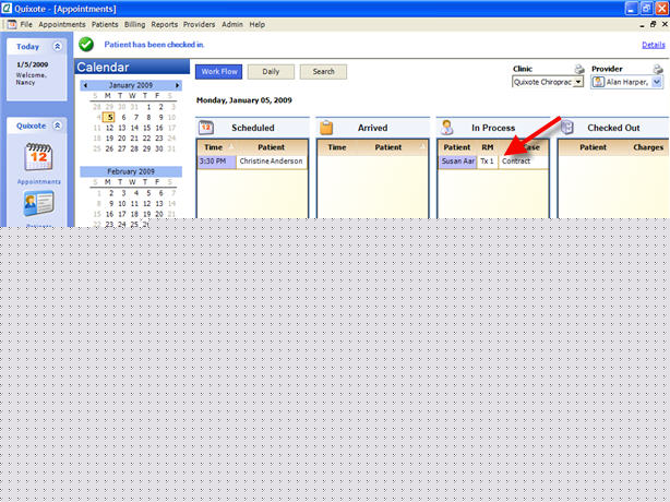 Appointments Workflow In Process