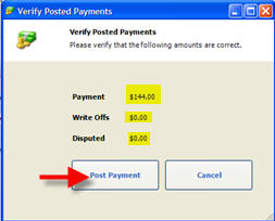 Post EOB Verify Posted Payments