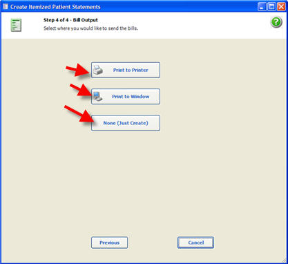 Patient Bill Create Itemized Step 4