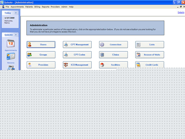 Quixote Settings Admin