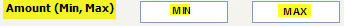 Write Off Report Min Max