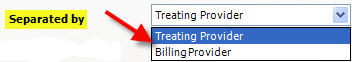Provider Stats General Tab Separated by