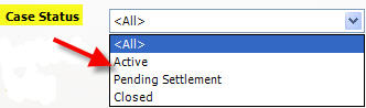 Cases Report Case Status