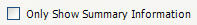 Charges Report Only Show Summary Info