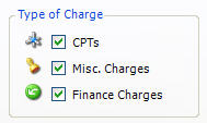 Charges Report Type of Charge