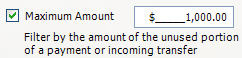 Credit Report Maximum Amount