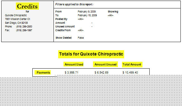 Credit Report Example 2